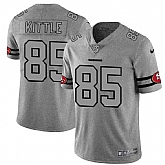 Nike 49ers 85 George Kittle 2019 Gray Gridiron Gray Vapor Untouchable Limited Jersey Dyin,baseball caps,new era cap wholesale,wholesale hats